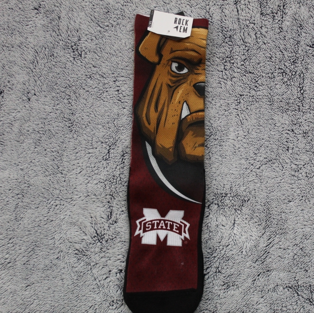 ROCKEMSOCKS Mississippi State socks
